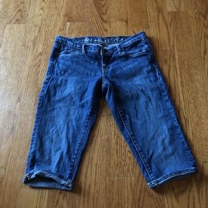 Abercrombie & Fitch Blue Denim Bermudas